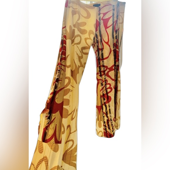 Vintage Custo Barcelona Bohemian Print Bell Bottom - Picture 2 of 7